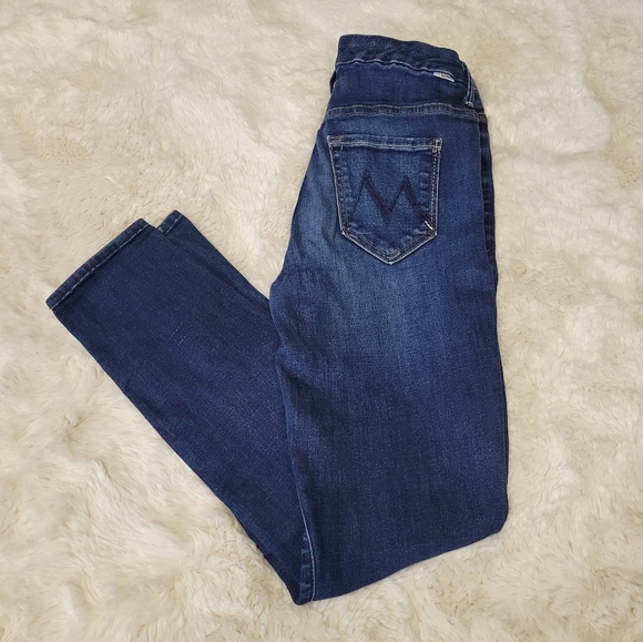 Mother Jeans High Waisted Looker Ankle in Up Your Alley Up Your Alley - Picture 3 of 10